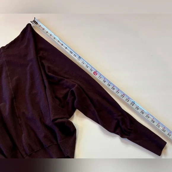 All Saints NWOT Elgar Cowl Sweater Burgundy - Picture 8 of 11